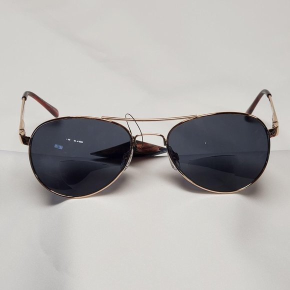 Design Line Aviator Sun Readers +1.50 Gold - Picture 8 of 16